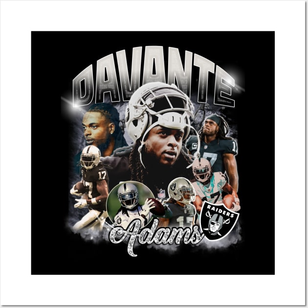 Davante Adam Vintage Shirt Wall Art by Spotlight Football Talk